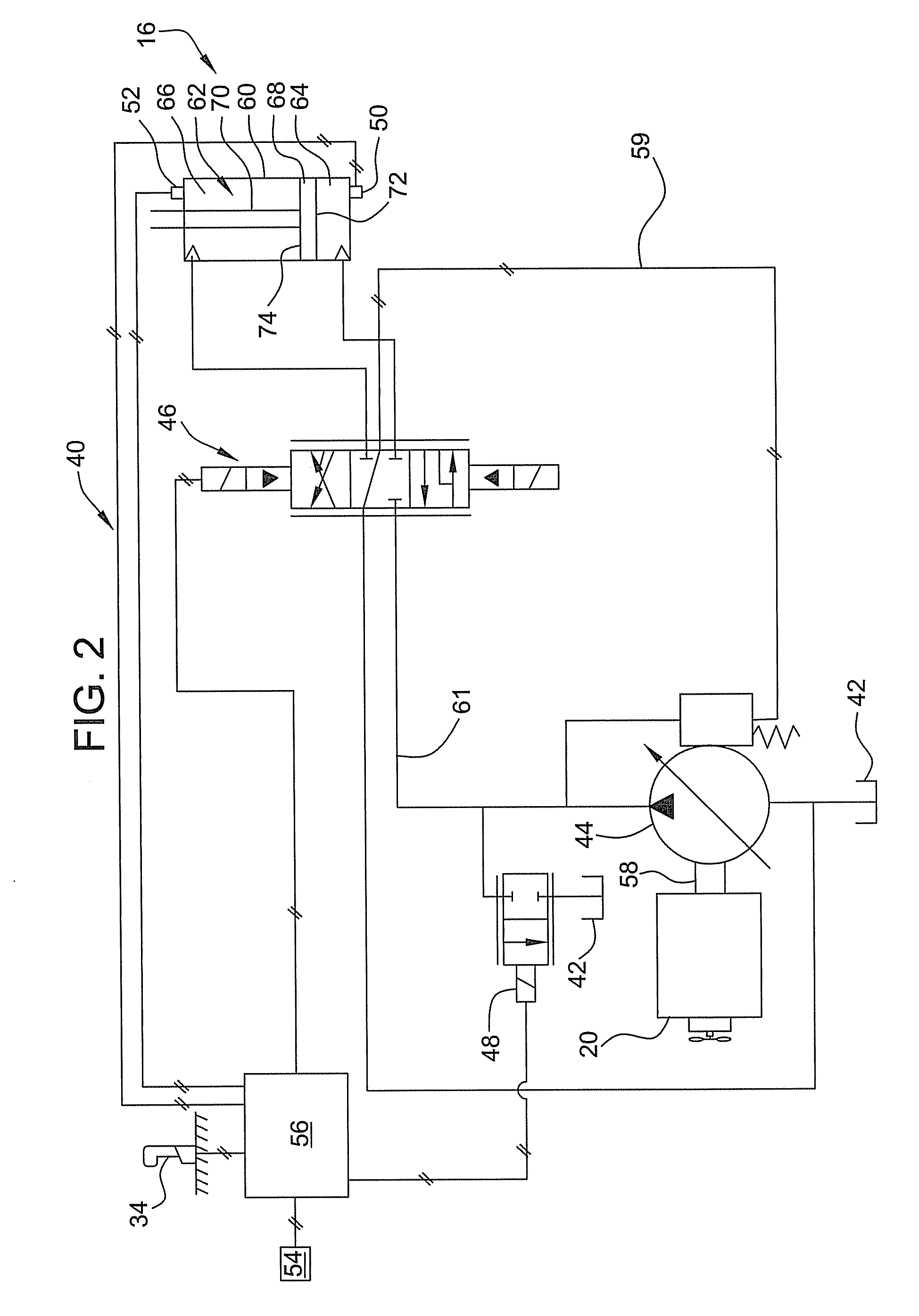 System and method for rapidly shaking an implement of a machine