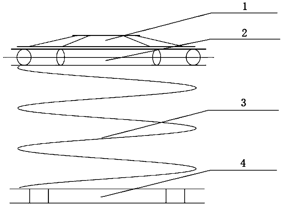 Vehicle-road cooperative programmable telescopic spike and warning method