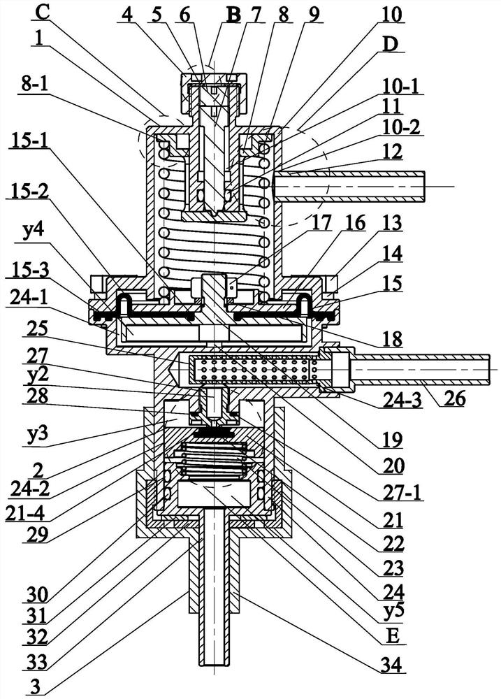 Low-pressure micro-flow pressure reducing valve for space water sublimator