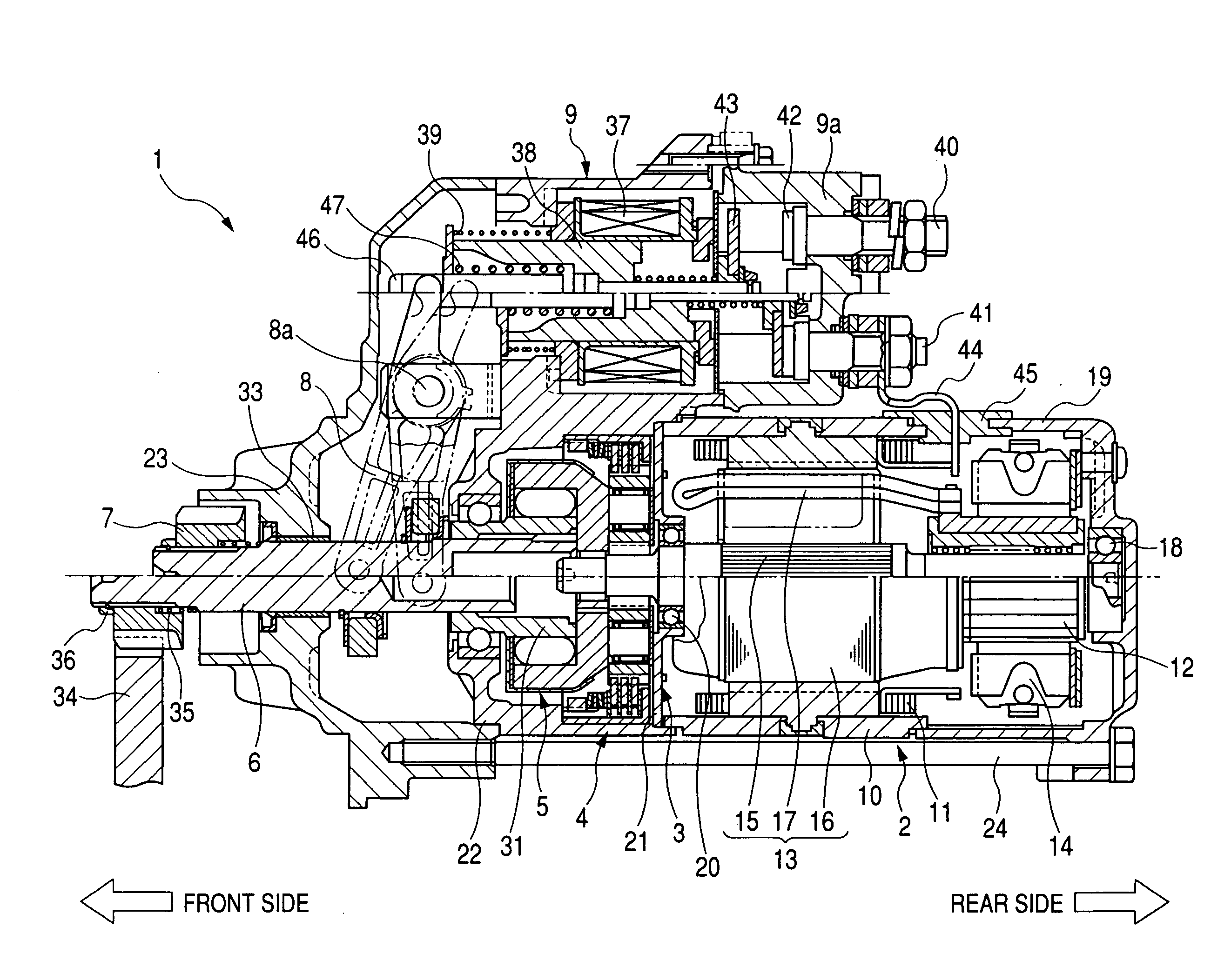 Impact absorbing device