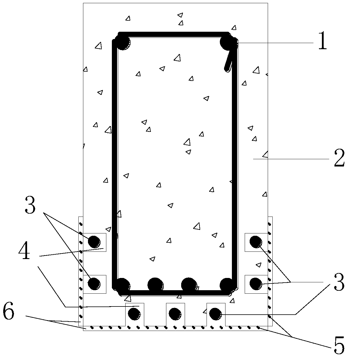 Method for repairing and reinforcing concrete structure under severe environment