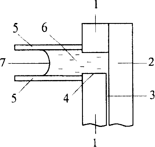 Liquid level stabilizing device in micro-analysis chip liquid pool and method of use thereof