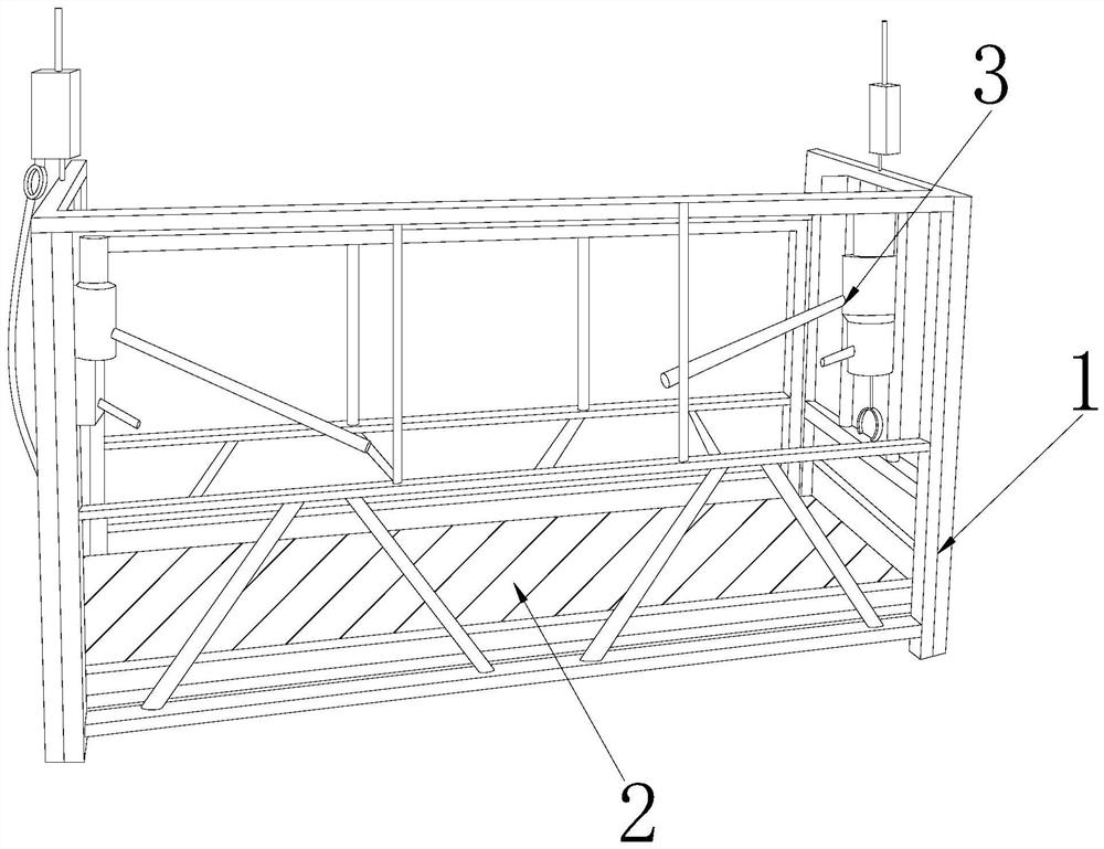 A hanging basket for highway bridge construction