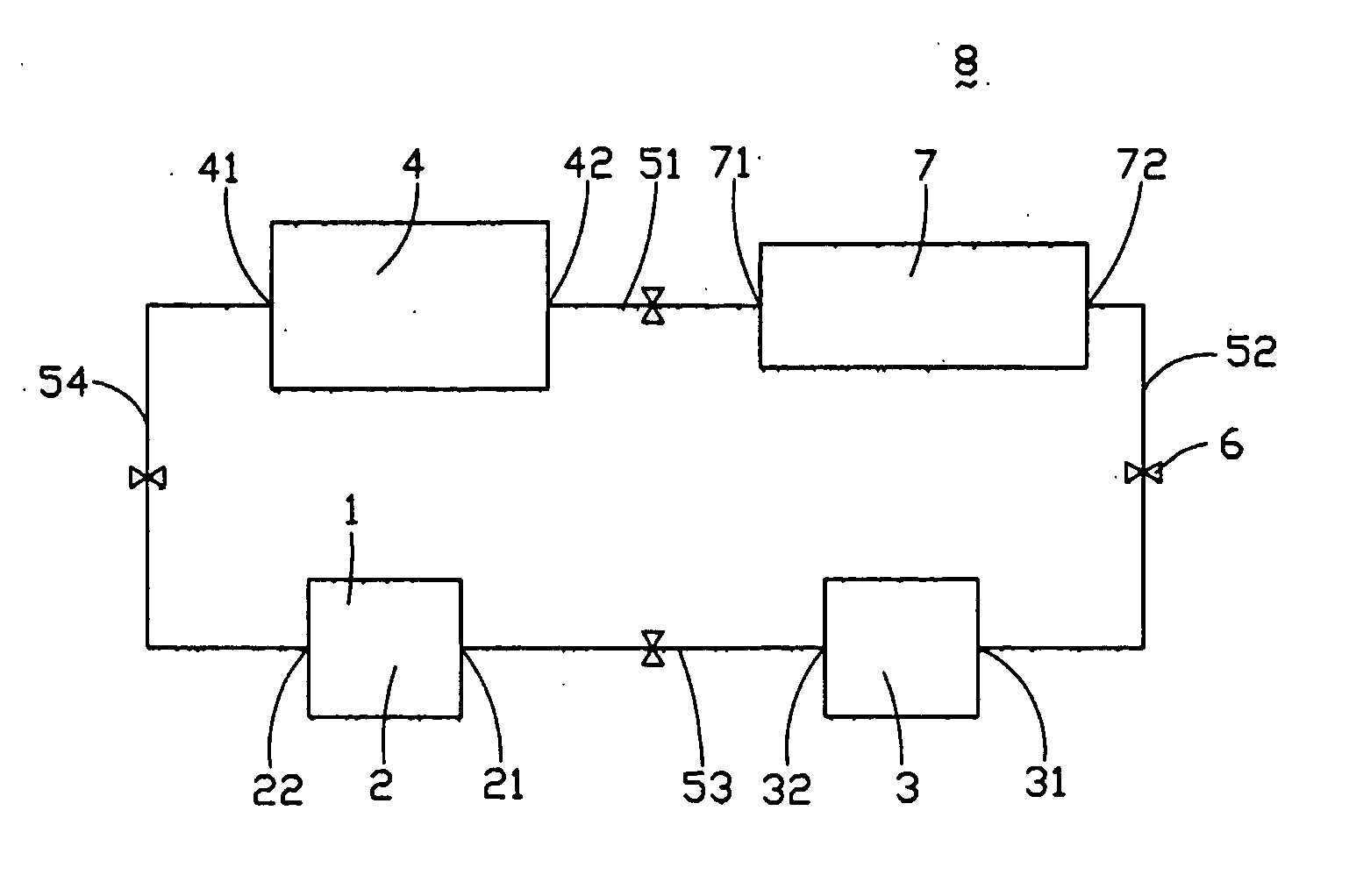 Heat dissipating circulatory system with sputtering assembly