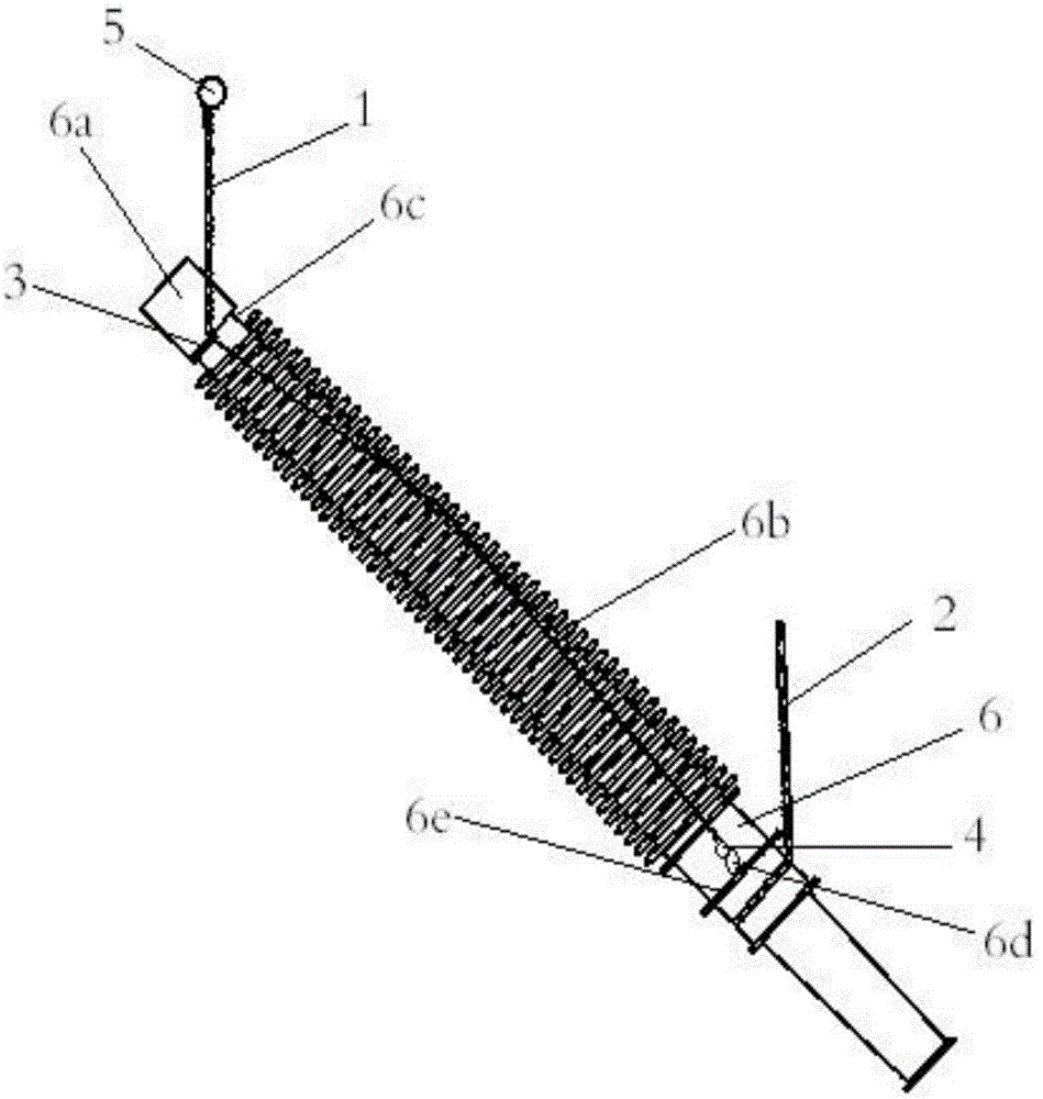 Method for installing or removing high voltage bushing by using C-shaped hoseclamp cross binding strap