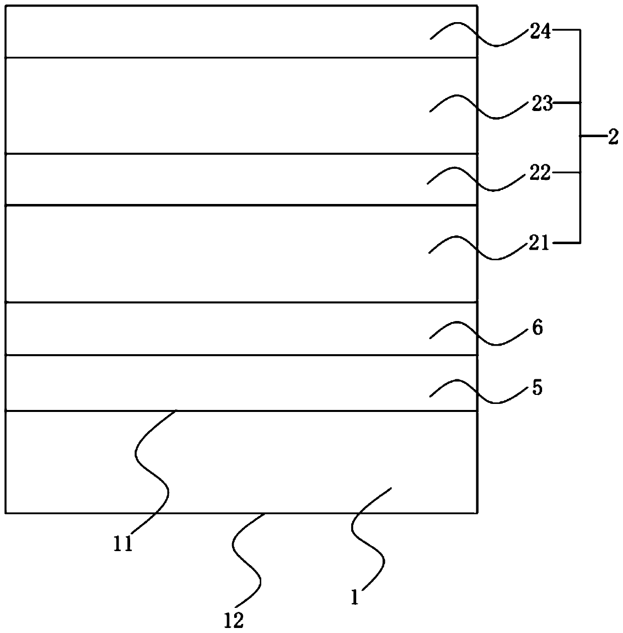 Crystal epitaxial structure and growth method