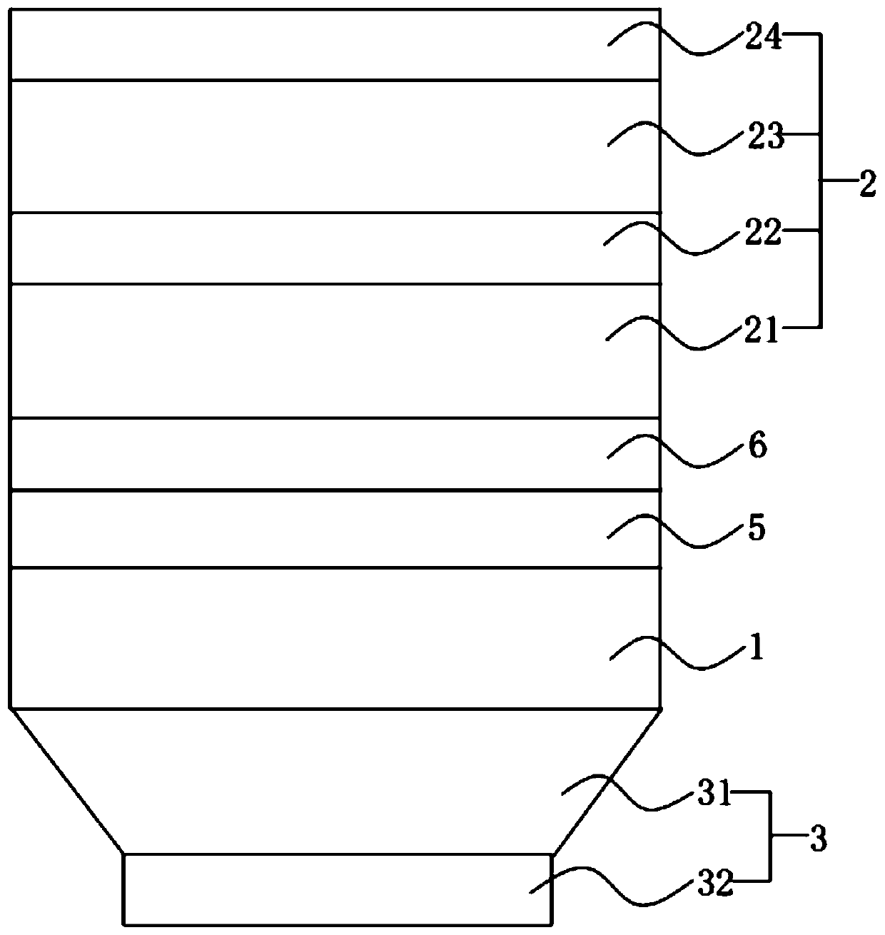 Crystal epitaxial structure and growth method