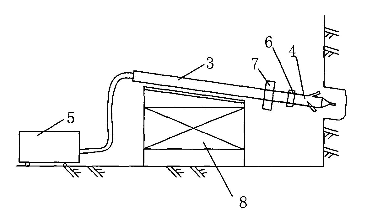 High-pressure jet grouting enlarged footing anchor rod and construction method thereof