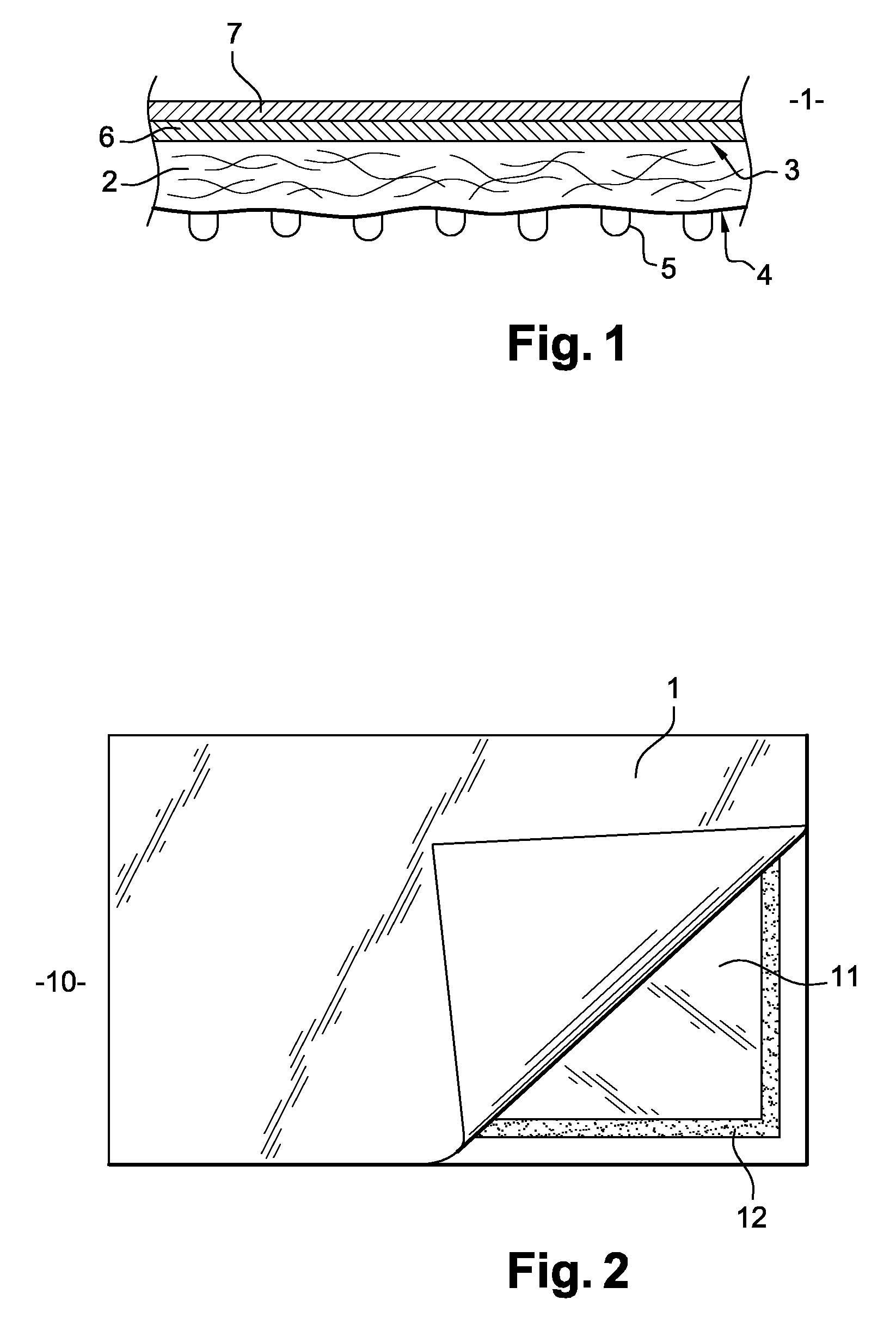 Textile complex, communication panel, and method for making the textile complex