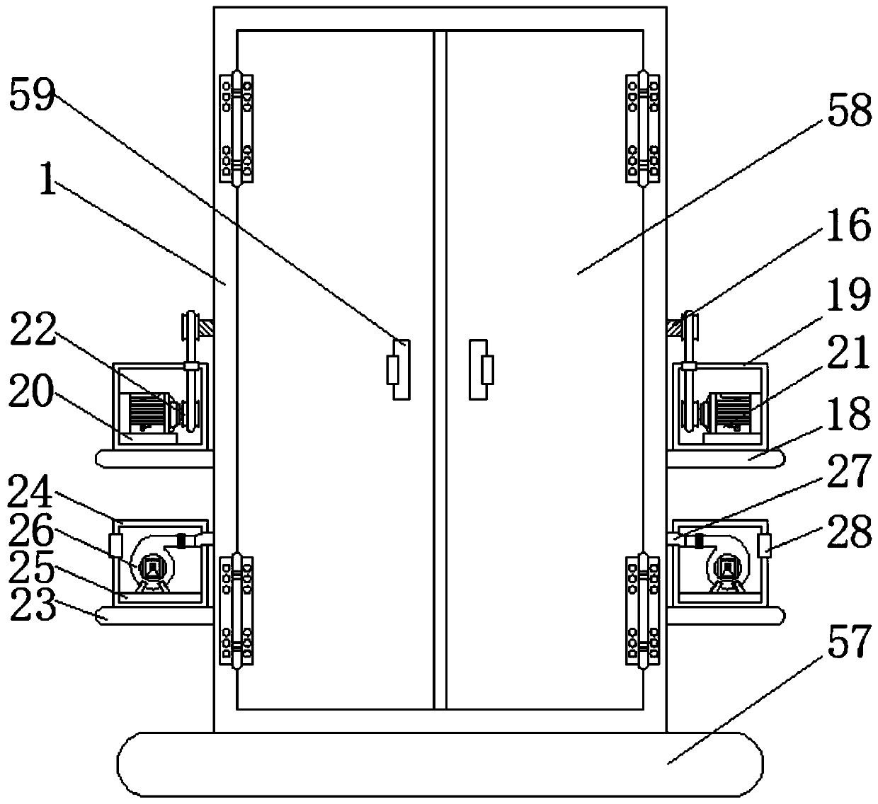 Outdoor stalk incineration device and method convenient for clearing dust