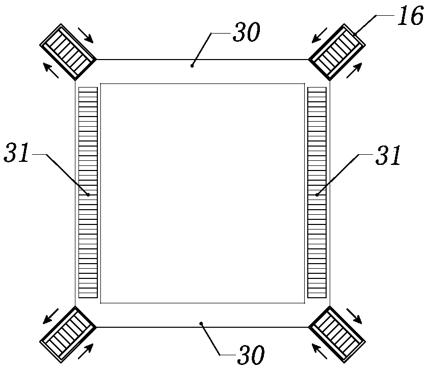 Urban road intersection diversion system