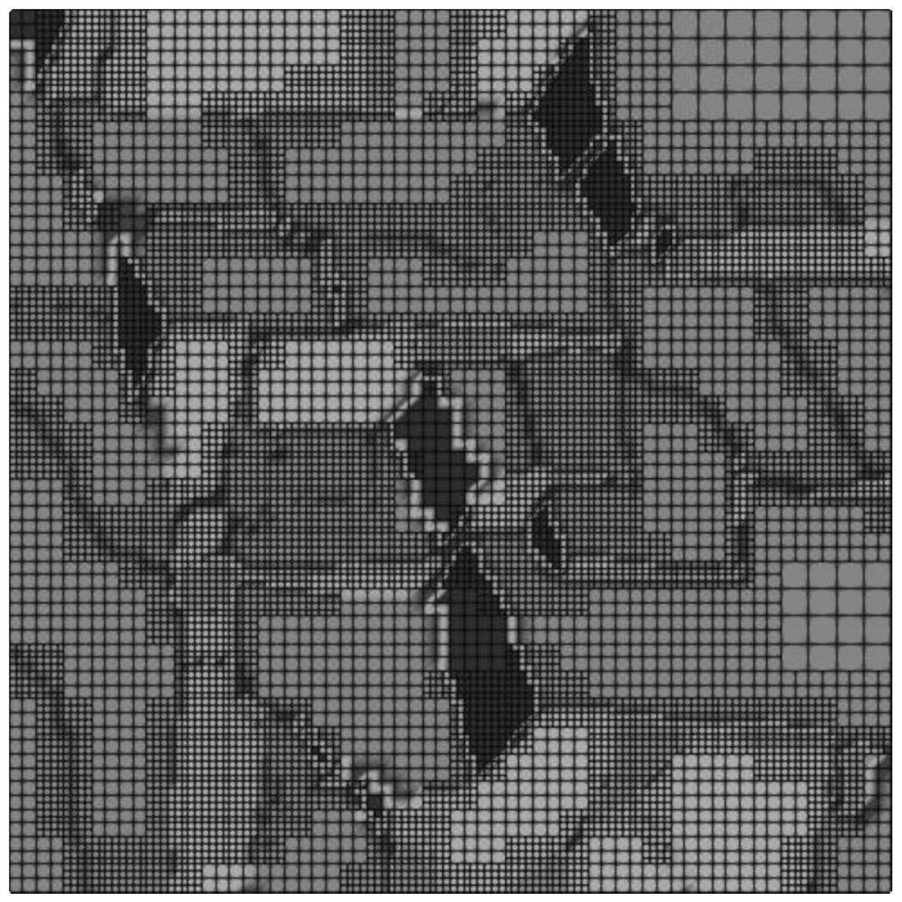 Grid self-adaptive finite element method for simulating martensite phase transformation