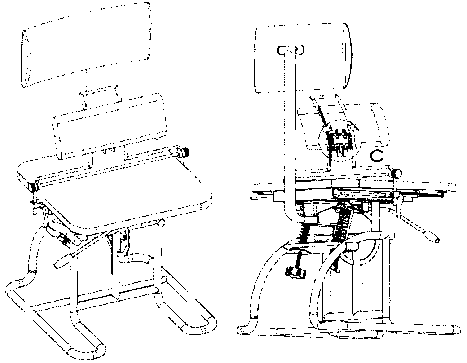 Lumbar support of chair