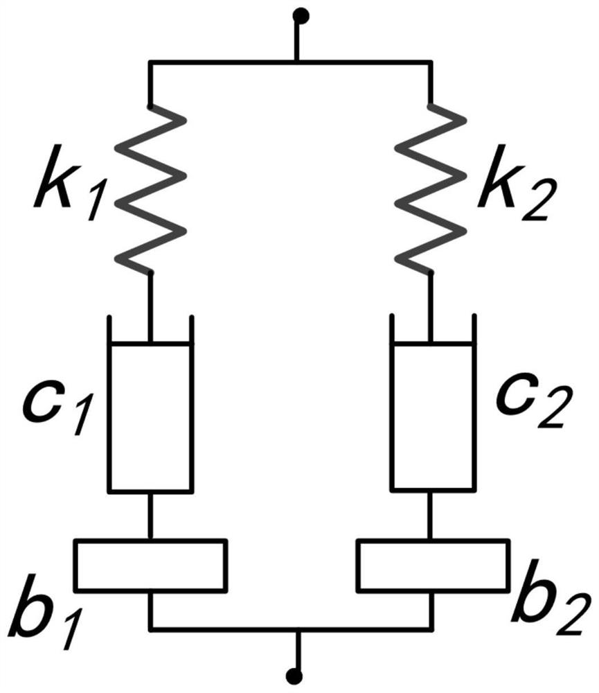 Double-inerter parallel type four-order vibration reduction structure