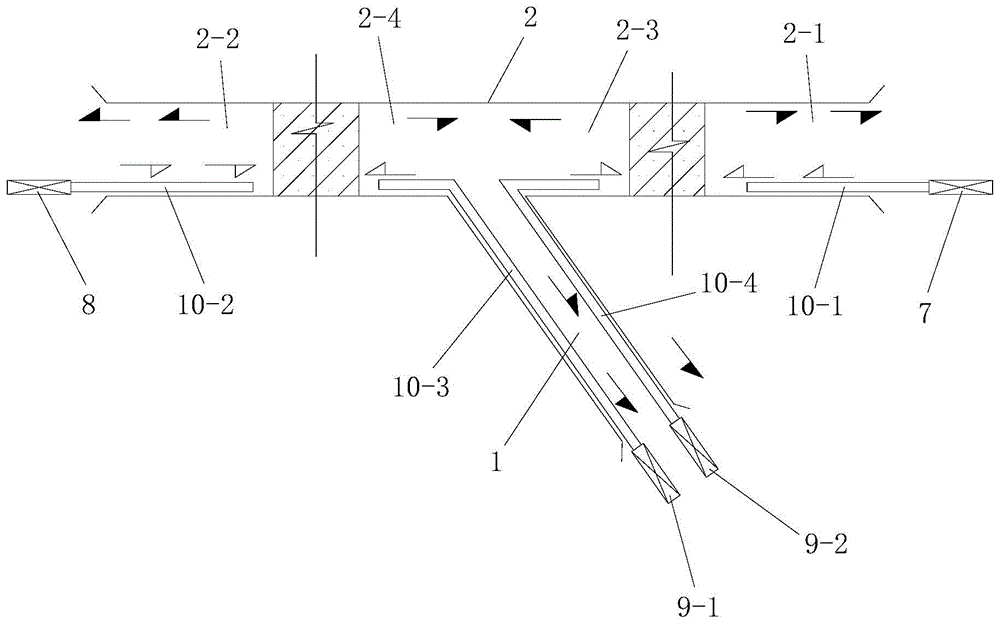 Ventilation construction method of single head and multiple lanes in plateau long tunnel