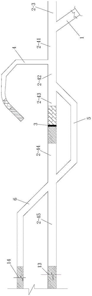 Ventilation construction method of single head and multiple lanes in plateau long tunnel