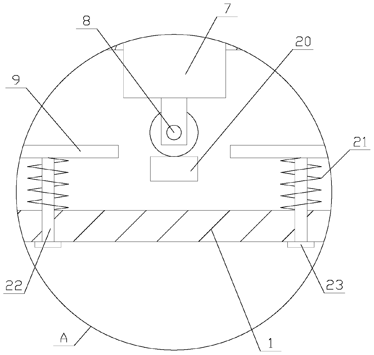 Wearable navigation device with water mist clearing function