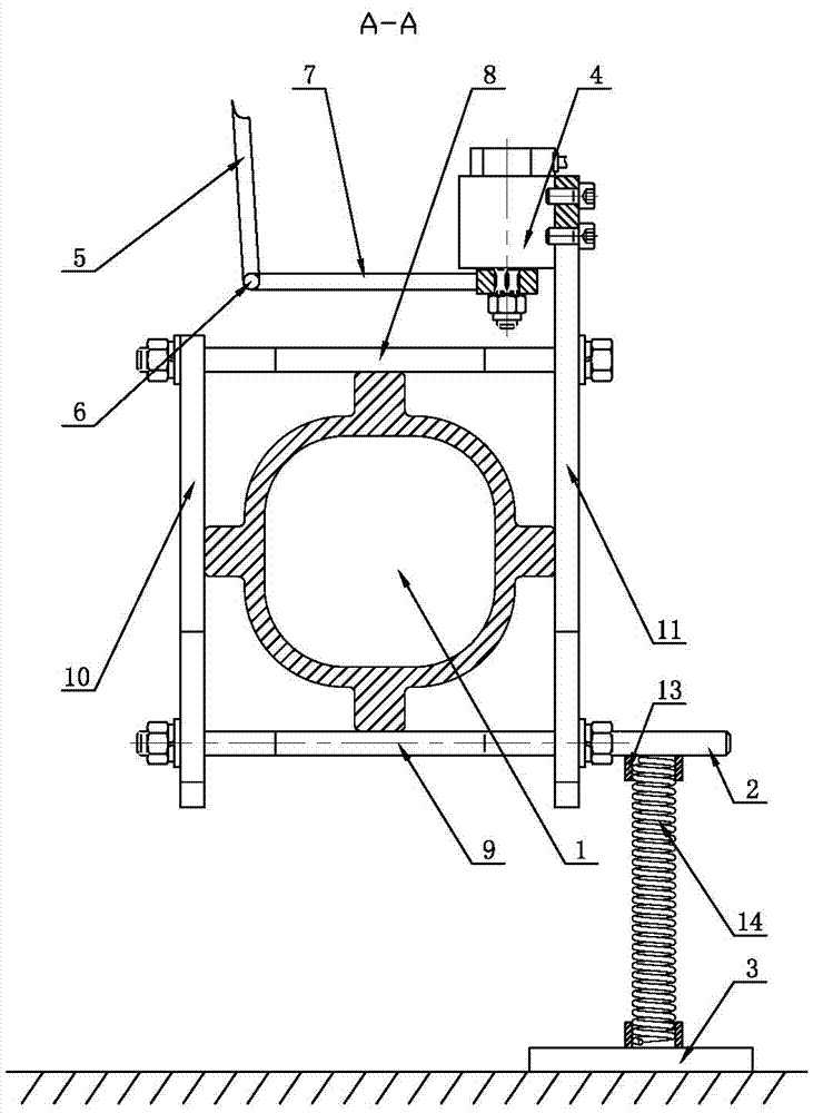 Tillage depth detection control system and tillage depth control method for suspended agricultural machinery