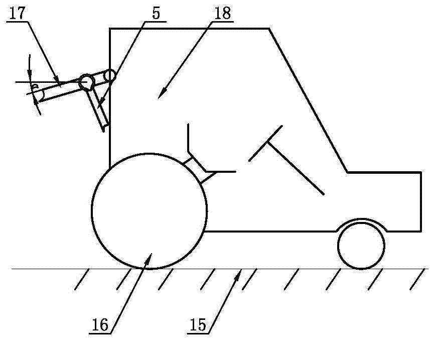 Tillage depth detection control system and tillage depth control method for suspended agricultural machinery