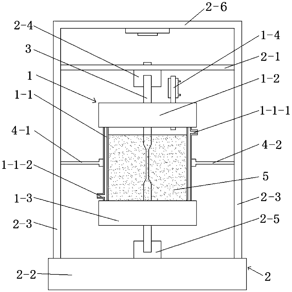 Device and method for carrying out stress corrosion experiment in high-temperature liquid-phase corrosion environment