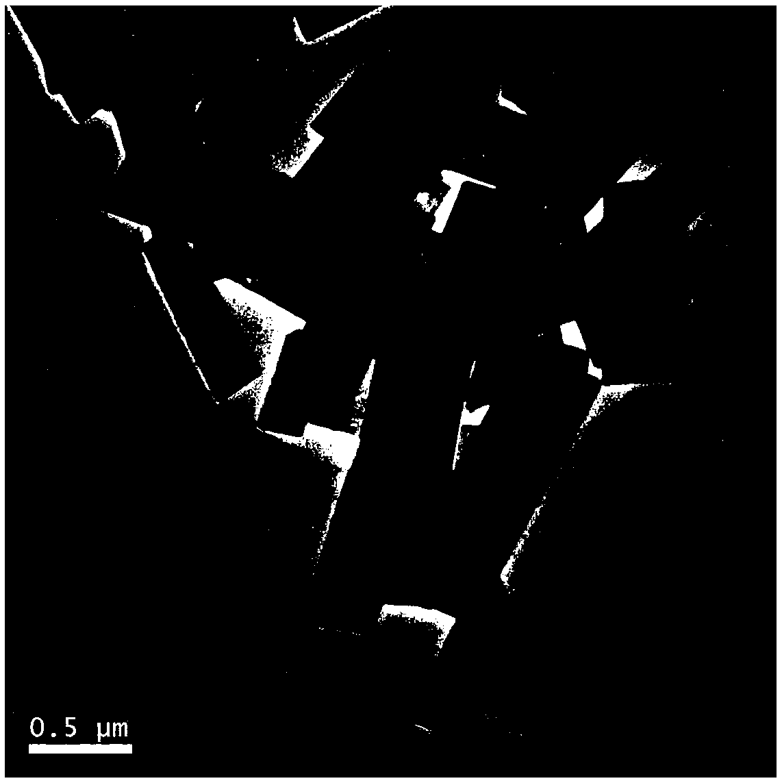 An electrochemical method for preparing tungsten trioxide nanosheets