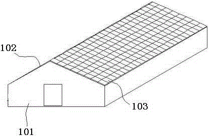 Farming greenhouse based on solar generating system