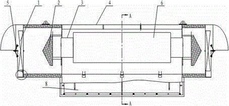 Air filtering device of engine