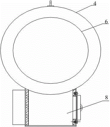 Air filtering device of engine