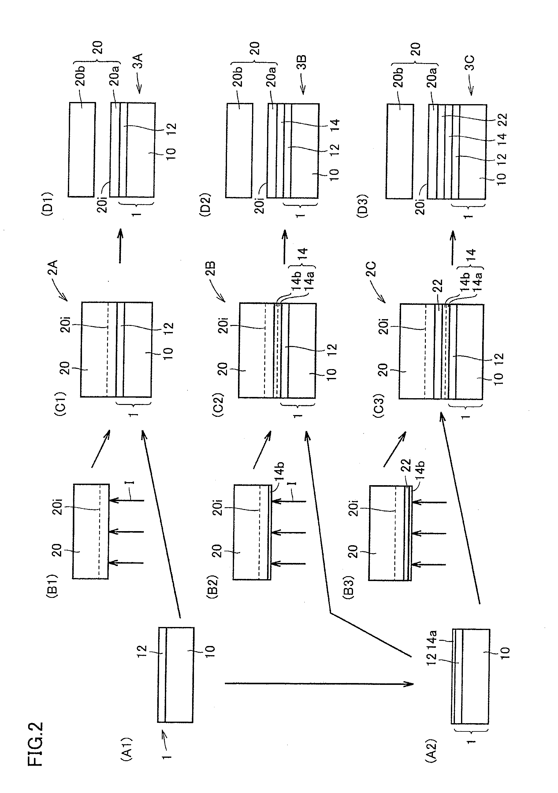 Method of manufacturing semiconductor wafer, and composite base and composite substrate for use in that method