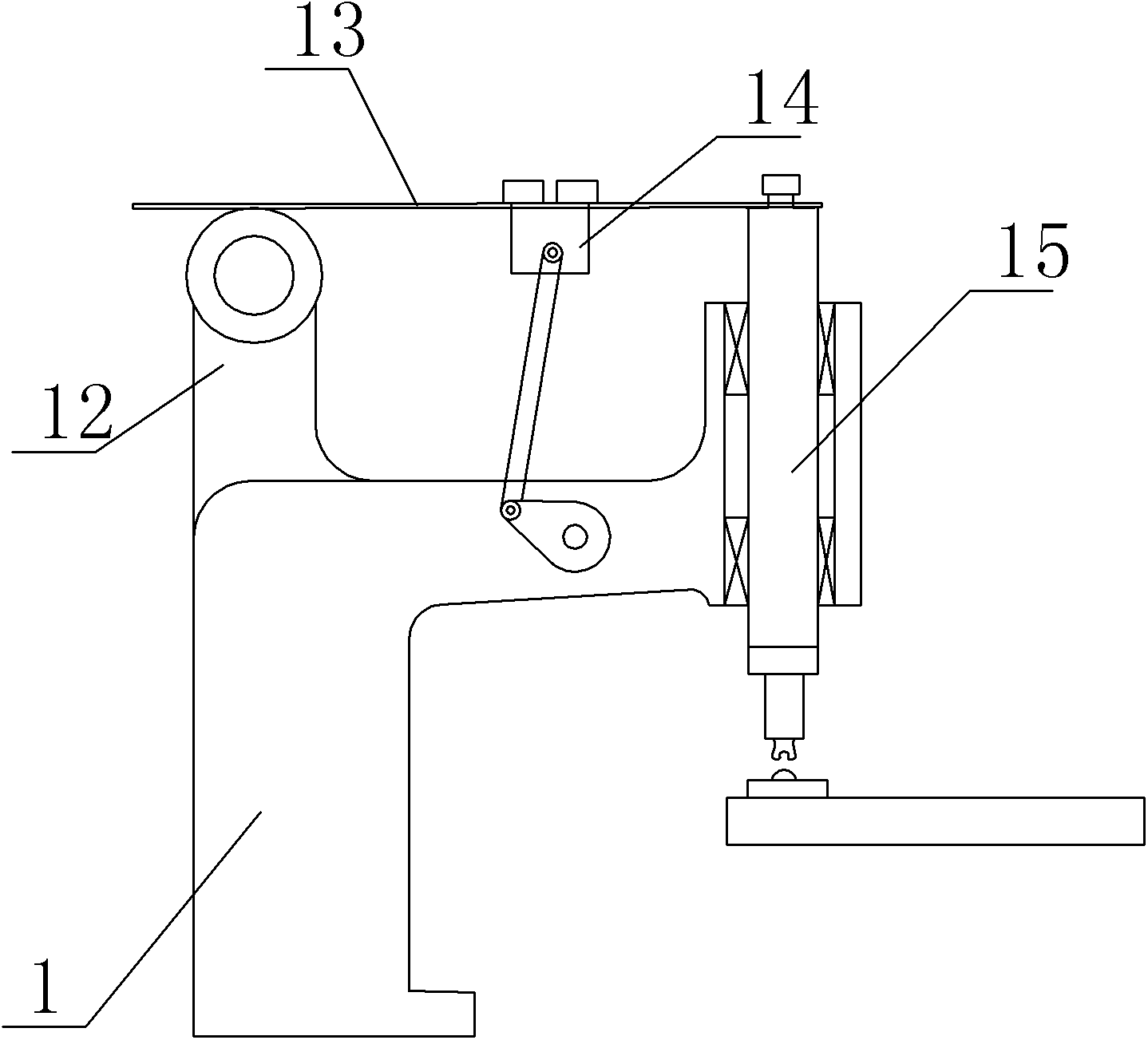 Cam spring plate mechanism