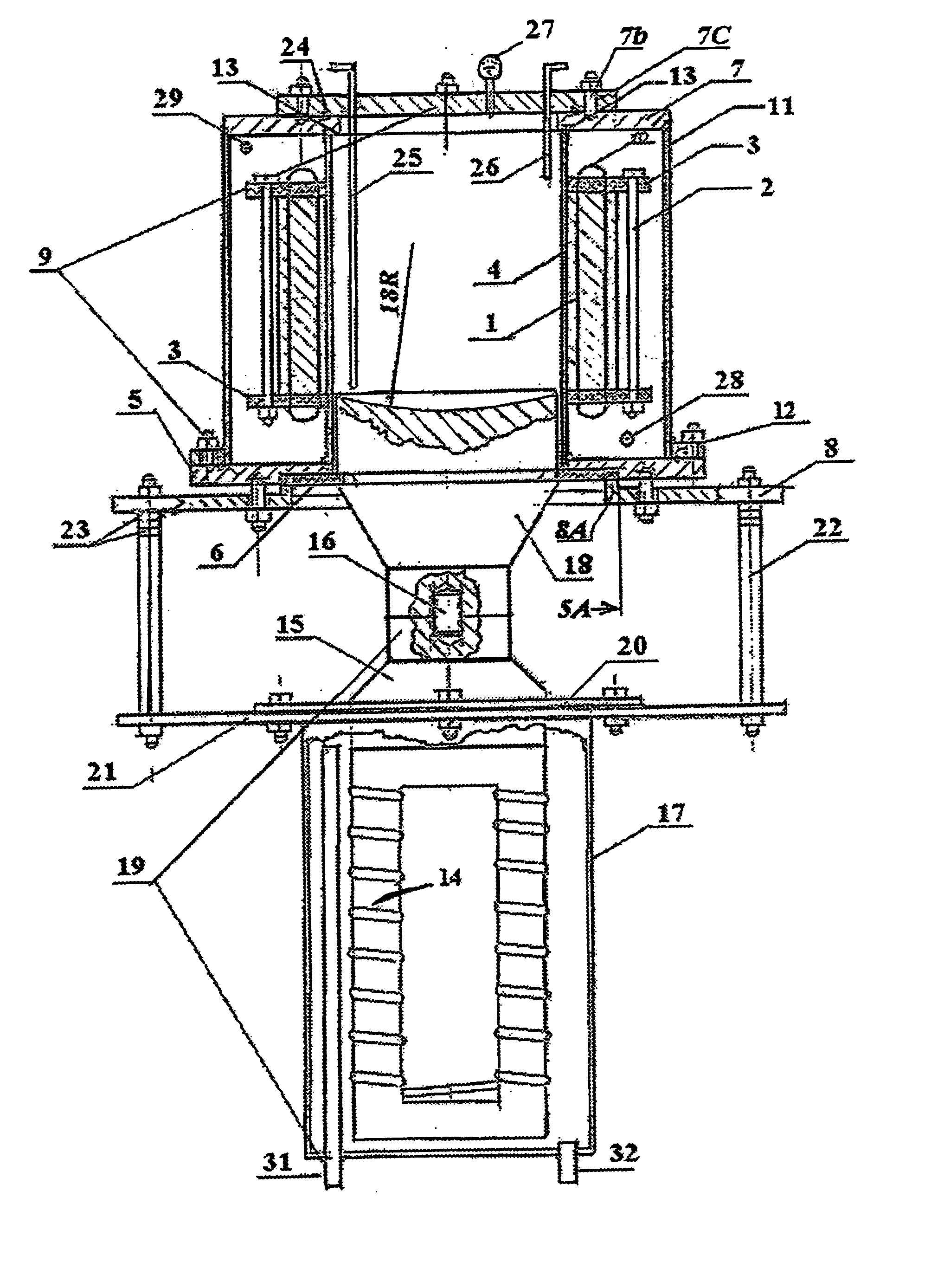 High-power sono-chemical reactor