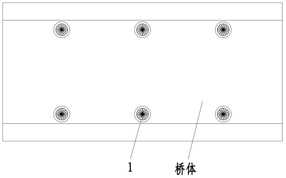 Road and bridge engineering drainage structure