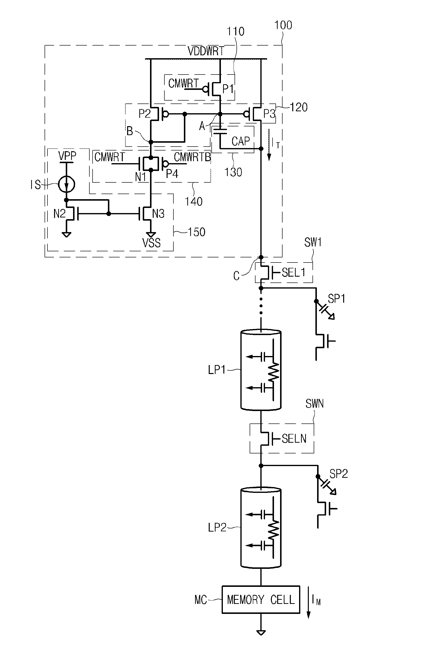 Write control device