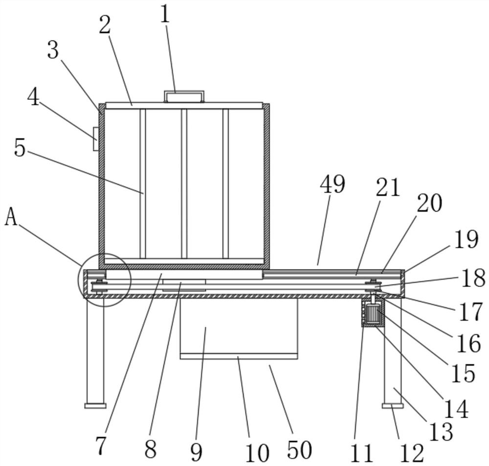 Automatic stock ground stacking device and using method thereof