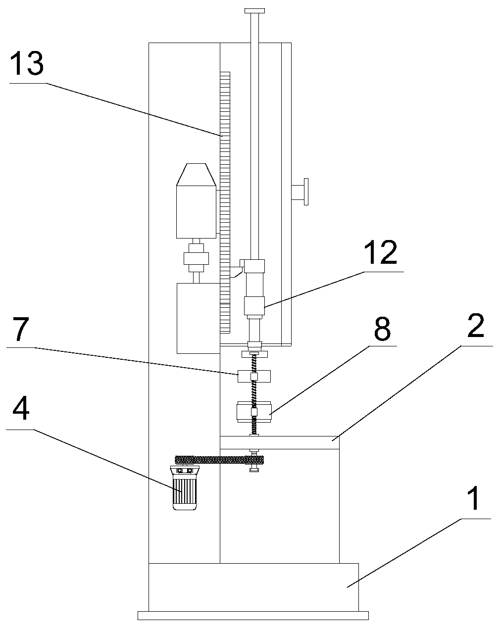 Automatic face-changing asphalt mixture Marshall compaction test apparatus