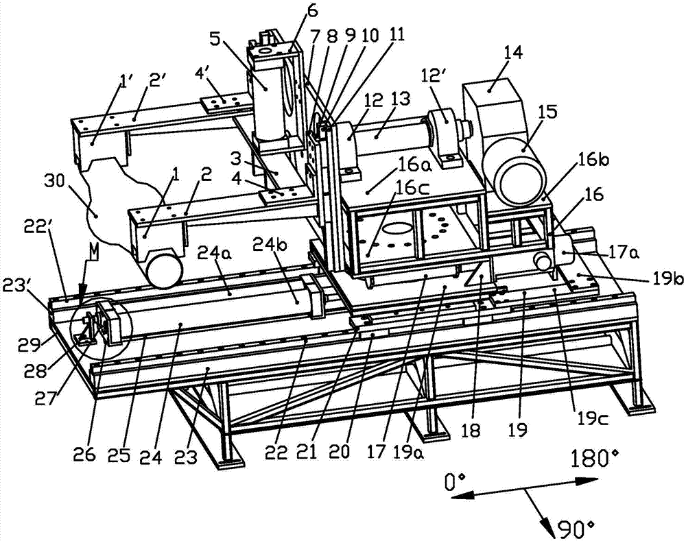 Self -inflation and forming car bridge shell tube parts automatic feeding equipment