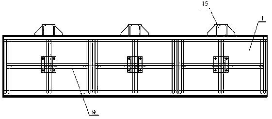 Thermal treatment furnace fire door without water cooling