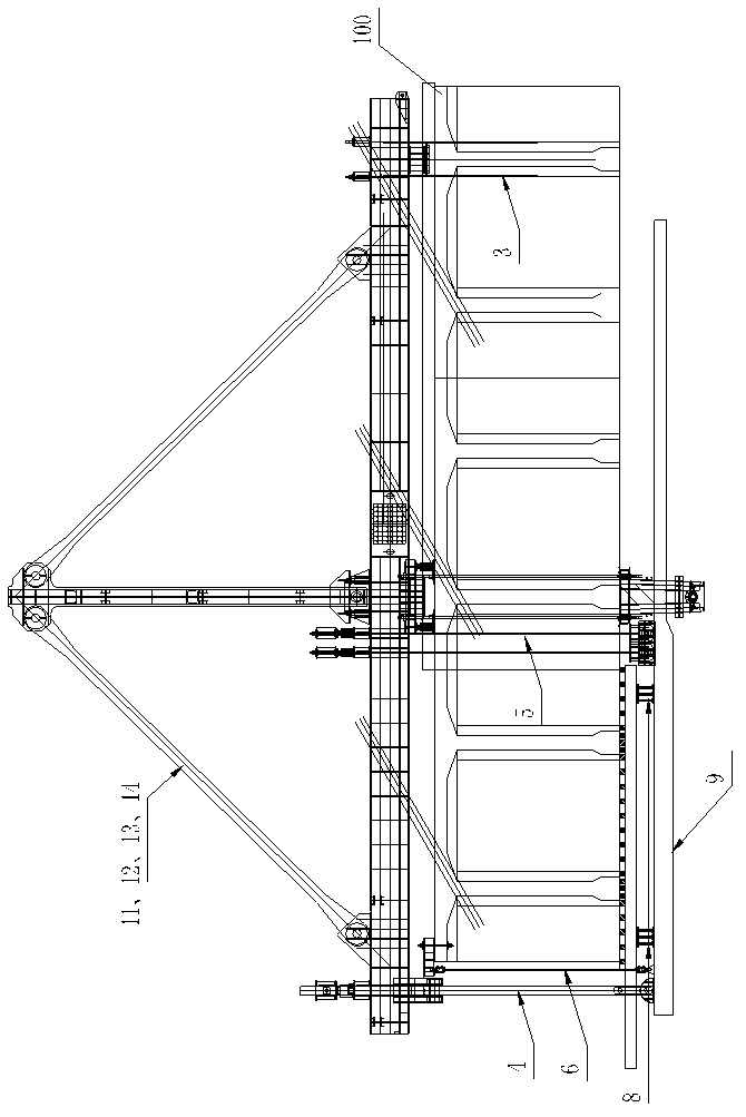System and method for cradle cantilever construction
