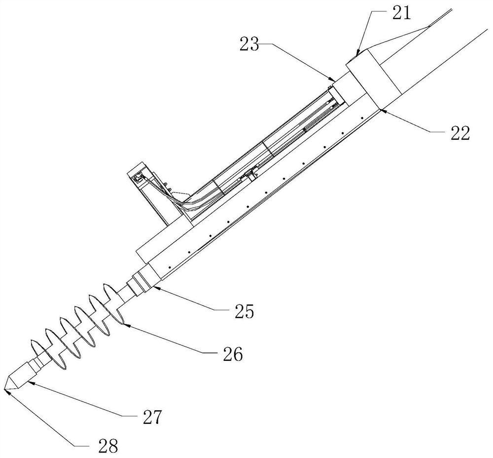 Underground extraction outburst elimination device and operation method thereof