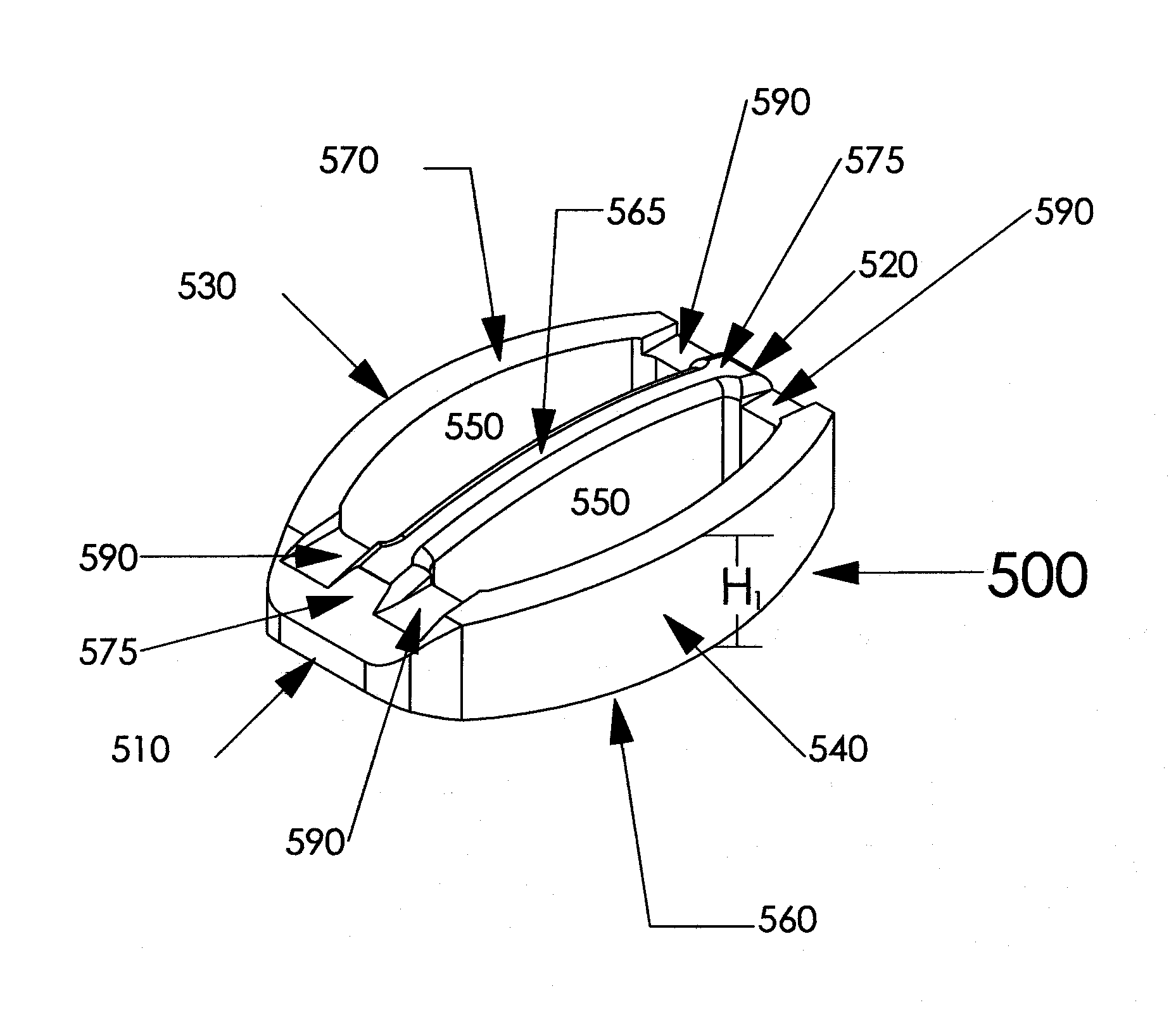 Intervertebral spinal implant, installation device and system