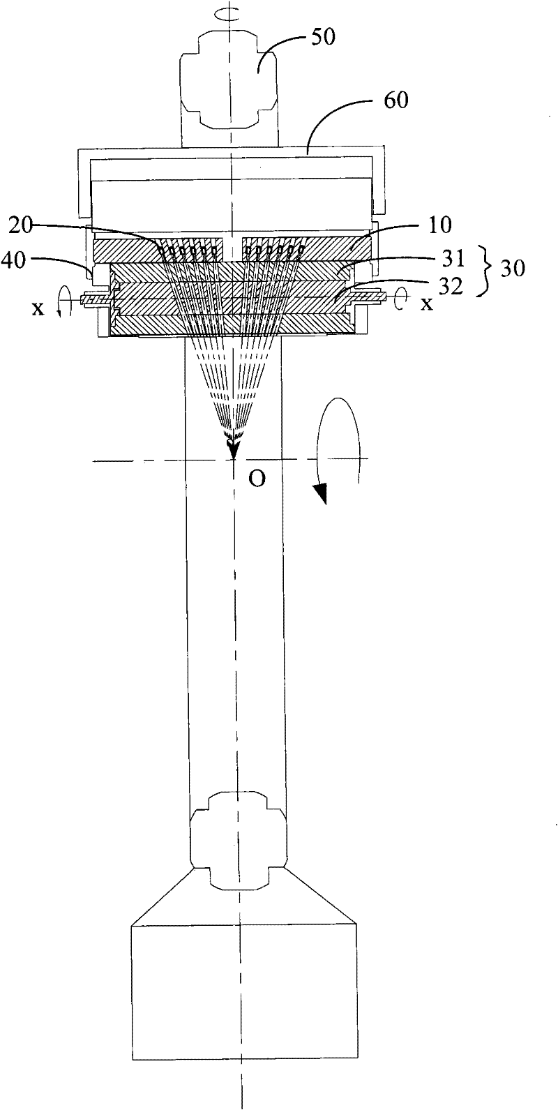 Radiotherapy device, radiation device and collimating device