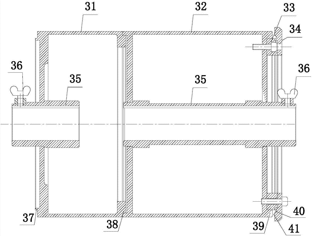 A capsule vulcanization mold and vulcanization method for a tire building bladder