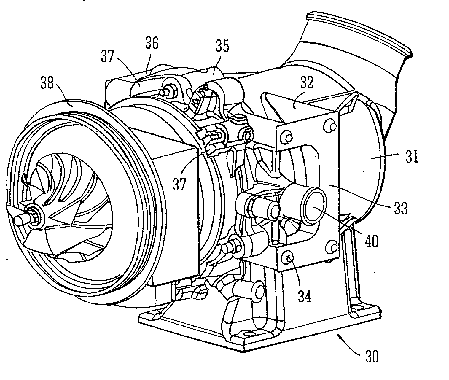 Apparatus For Measuring Rotational Imbalance Of A Turbocharger Core Assembly