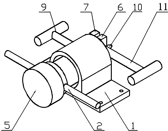 Bullet puller of large-caliber machine gun bullet