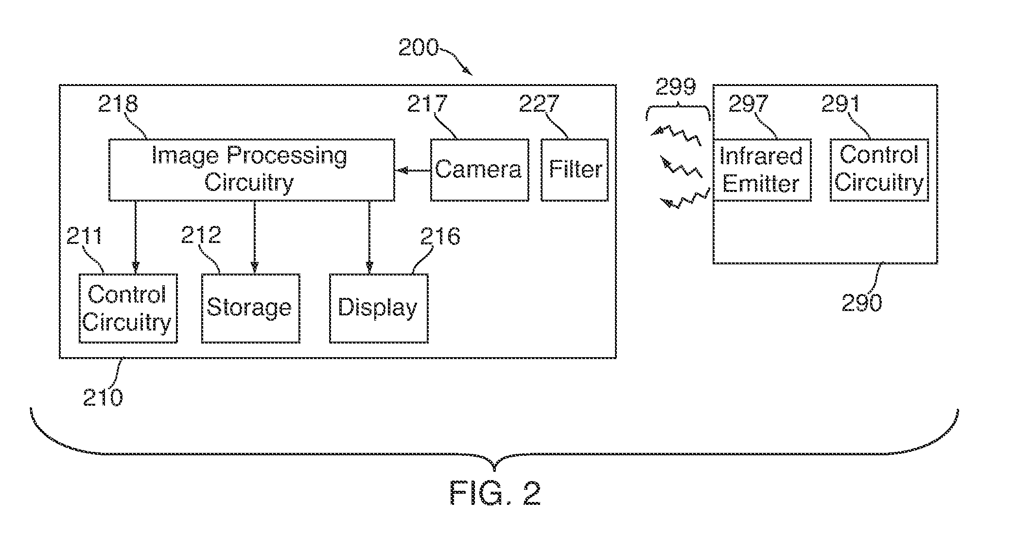 Systems and methods for receiving infrared data with a camera designed to detect images based on visible light