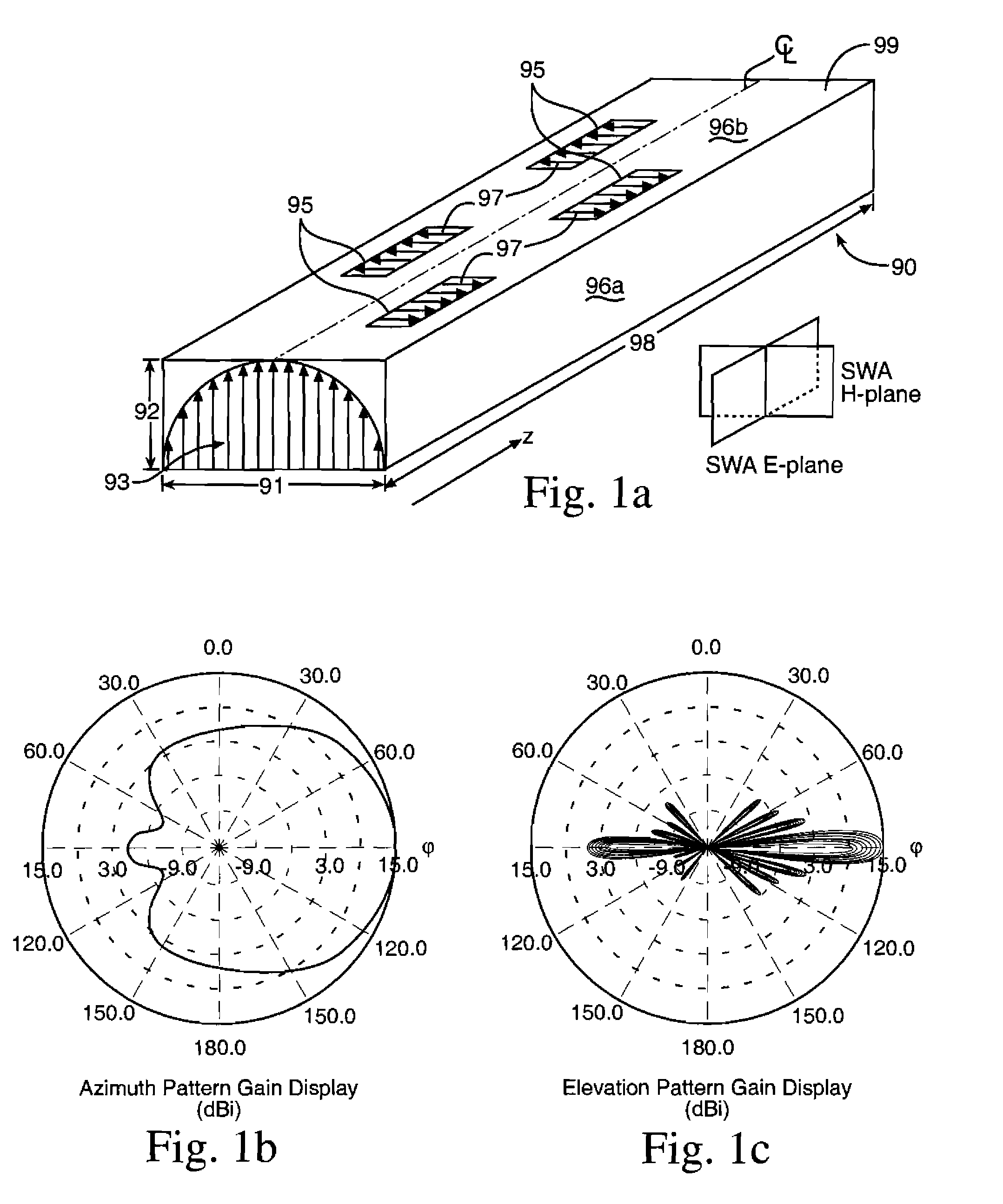 Slotted waveguide antenna stiffened structure