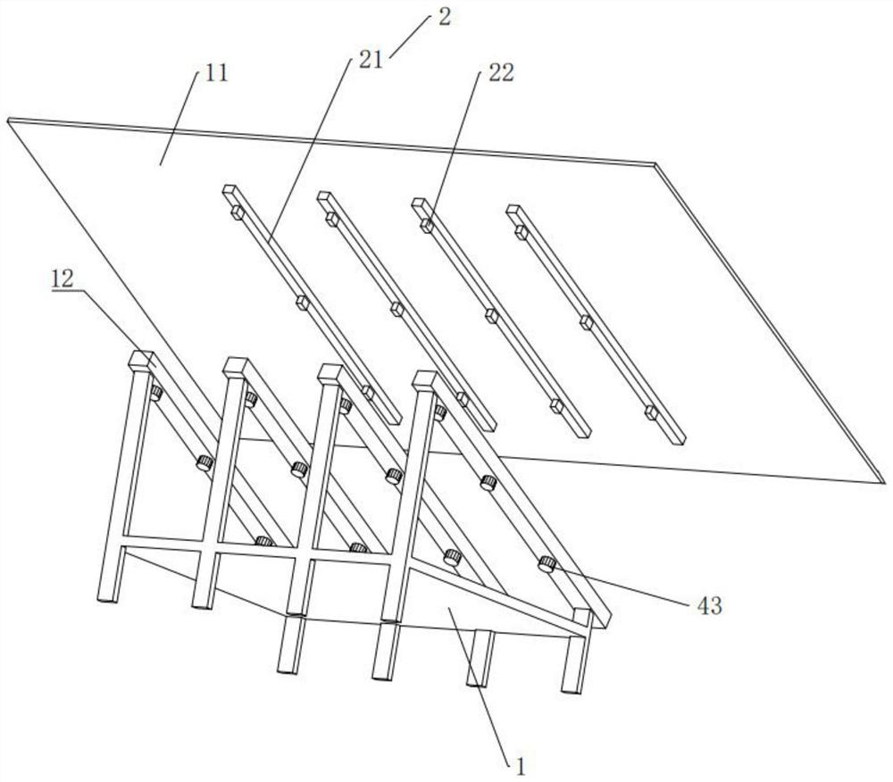 Solar module mounting structure