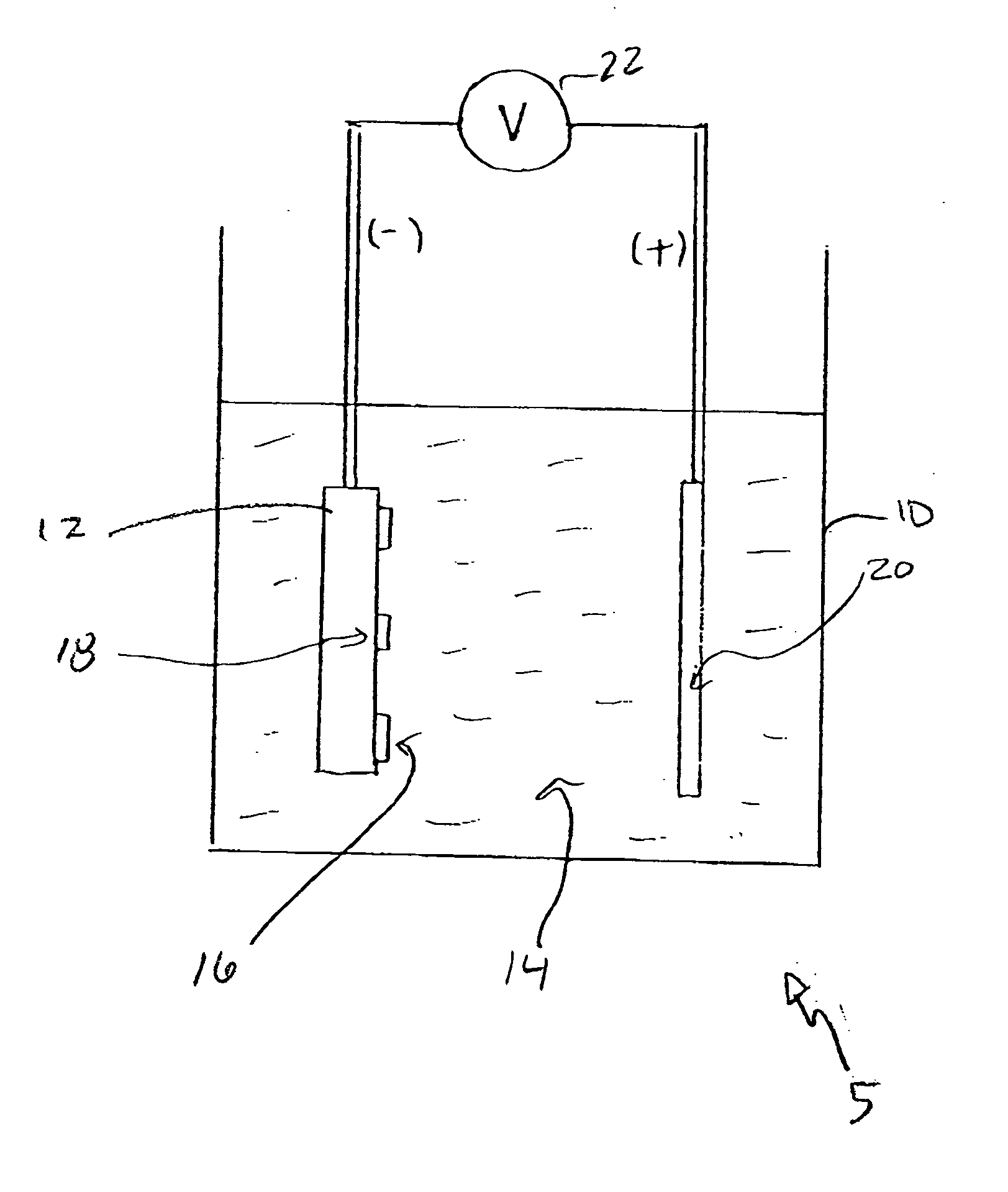 Electrolytic method for photoresist stripping