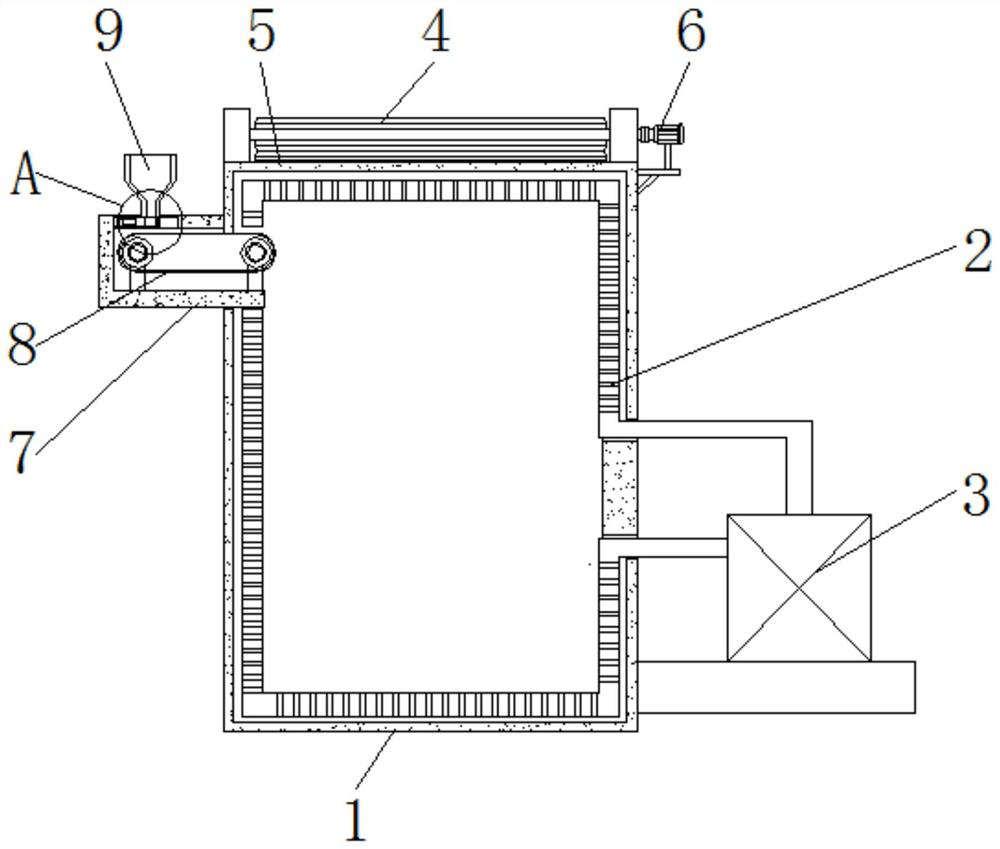 Upper vulcanization box for silicone tube production