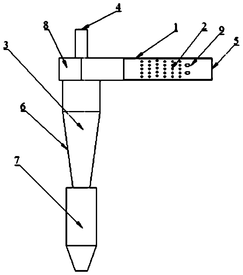 Ultrafine particle separation system under coupling mechanism